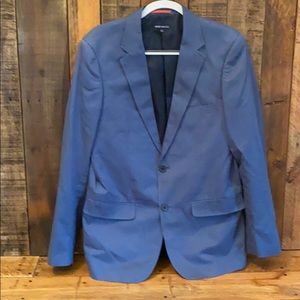 Blue blazer badly worn